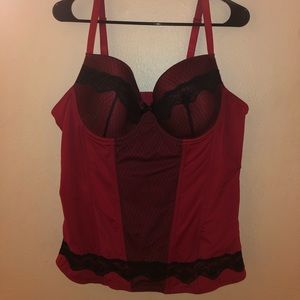 Torrid Red Lace Bustier SIZE 3